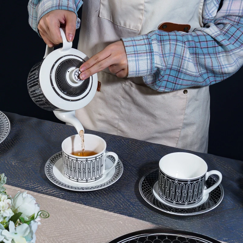 Coffee Tea Games - Simple European-Style Tea Set Ceramic Coffee