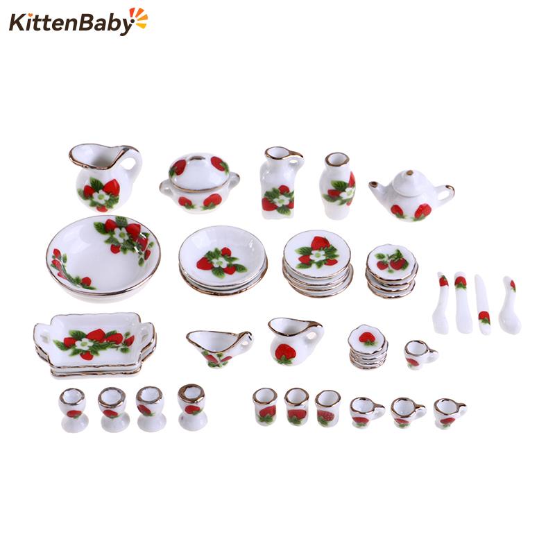 Coffee Tea Games - 1 Set 1:12 Miniature Doll House