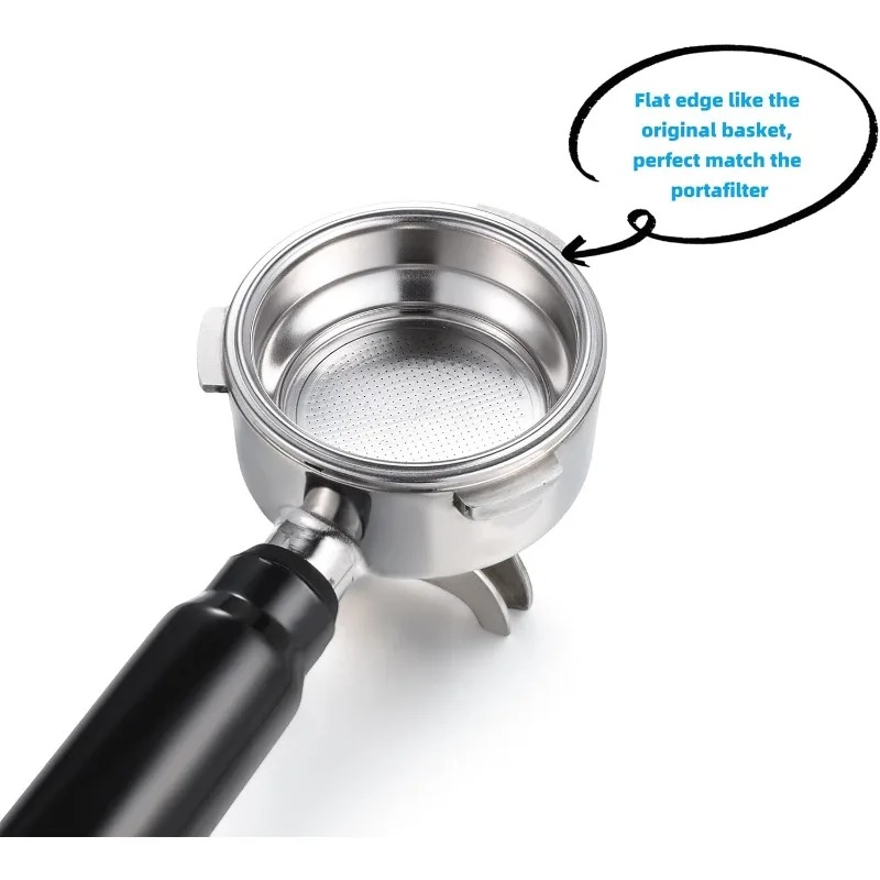 High Quality 2pcs 58mm Dual Wa - Coffee And Tea Filter recension och pris