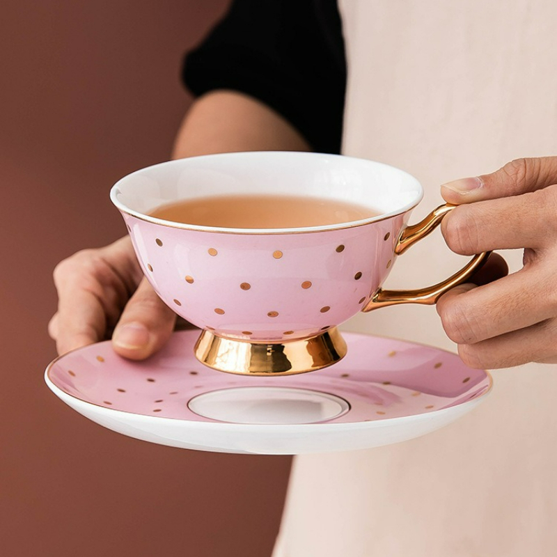 Ceramic Pink Coffee Mugs with  - Water Tea And Coffee recension och pris