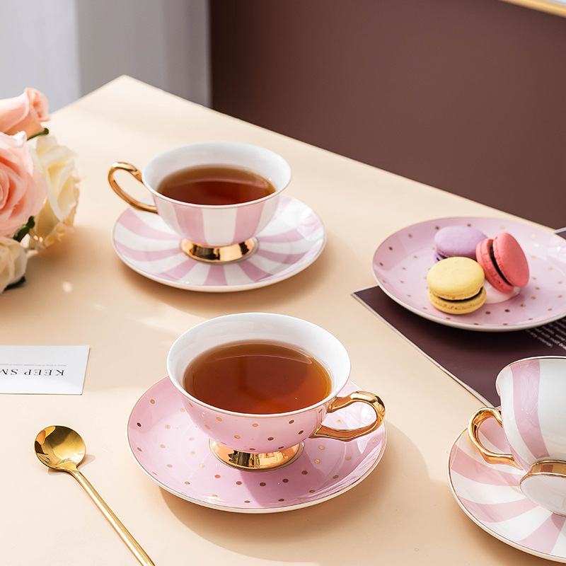 Ceramic Pink Coffee Mugs with  - Water Tea And Coffee recension och pris
