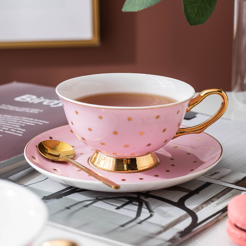 Ceramic Pink Coffee Mugs with  - Water Tea And Coffee recension och pris