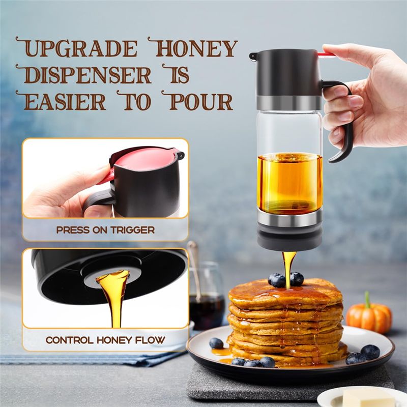 A21I-12 OZ Glass Honey Dispens - Coffee Or Tea Please recension och pris
