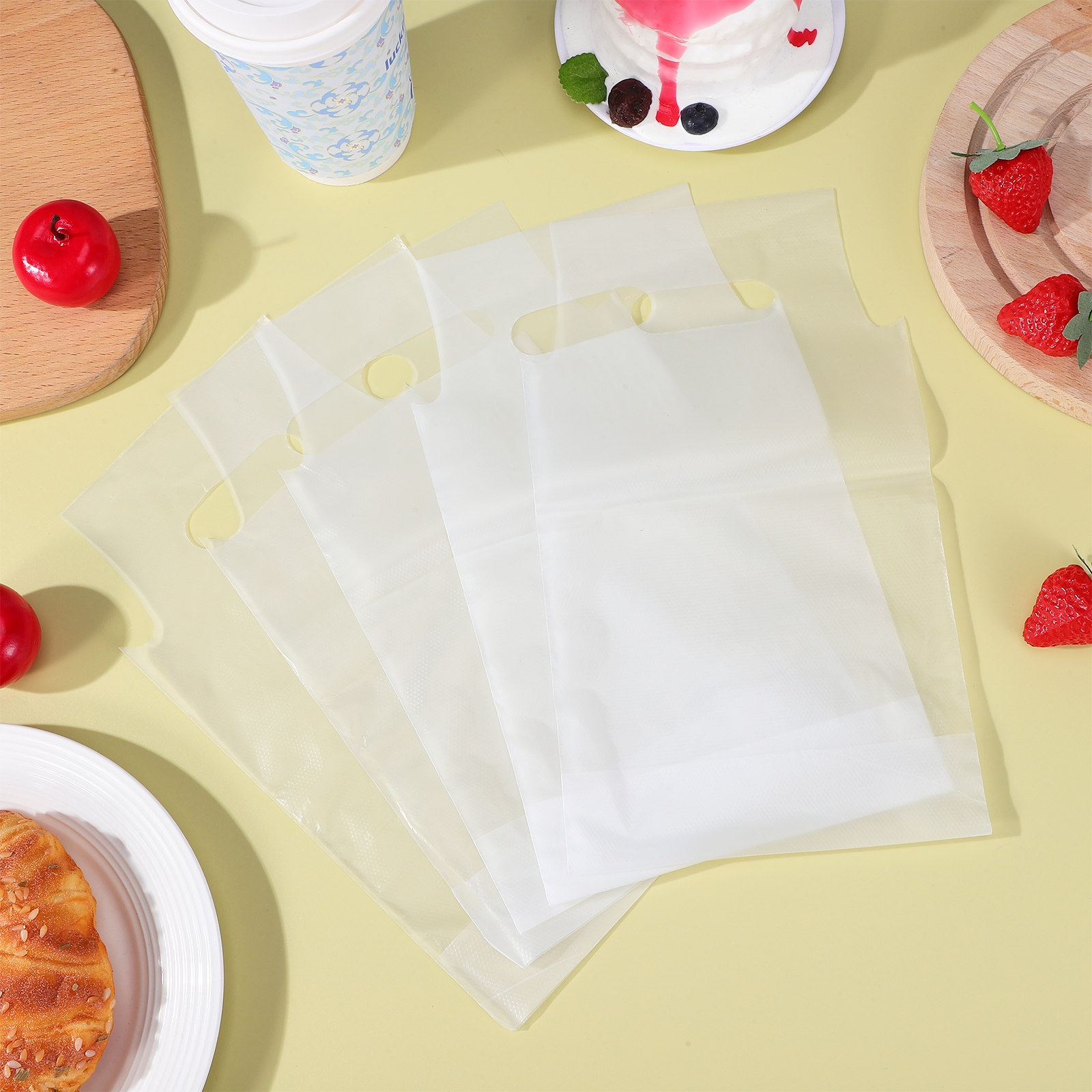 500Pcs Beverage Bags Handle Tr - Coffee Tea Cups recension och pris