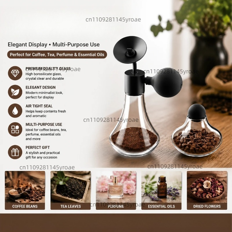 Glass Aroma Sample Bottle Coff - Coffee Tea Jars recension och pris