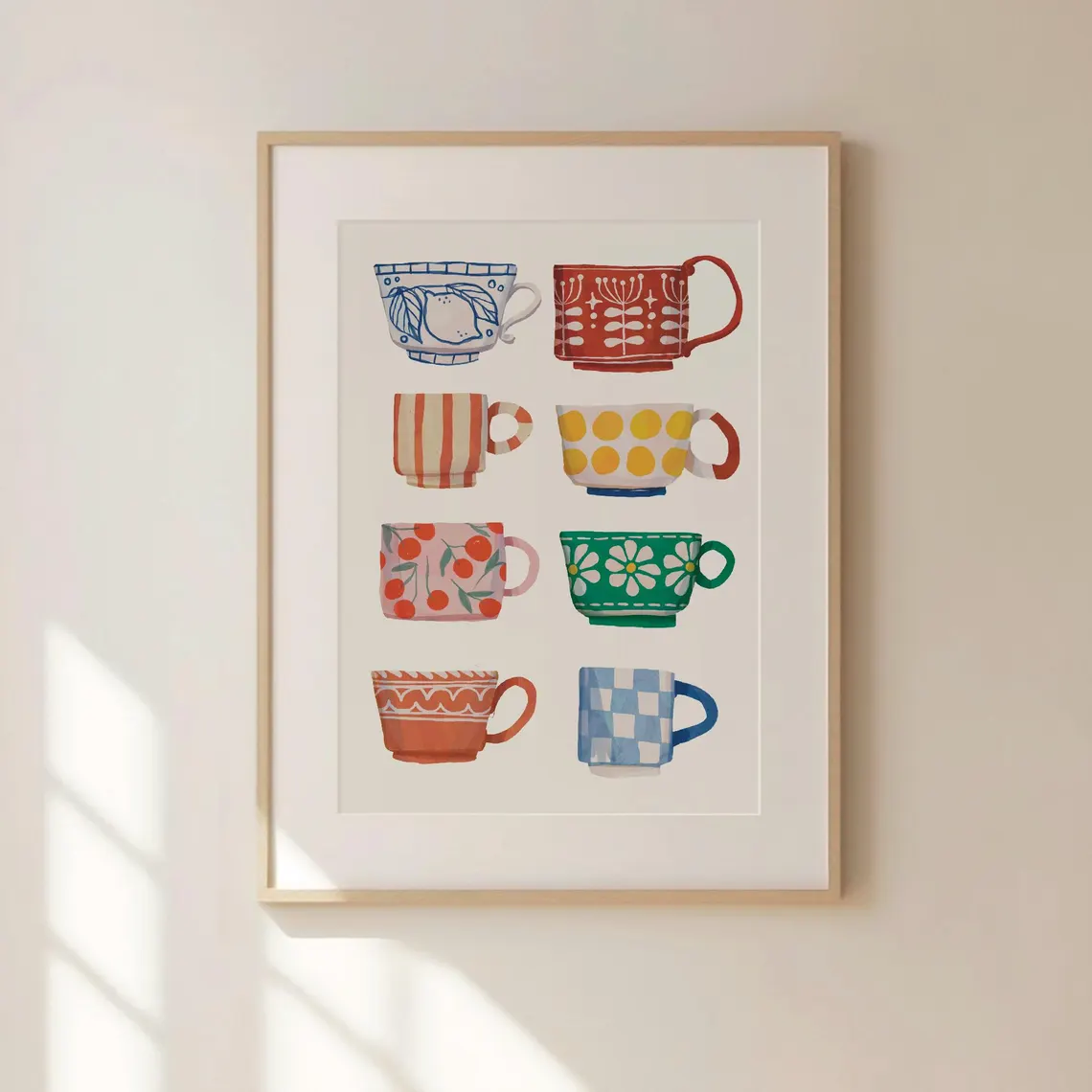 Tea Cup Print, Breakfast poste - Coffee Tea Pictures recension och pris