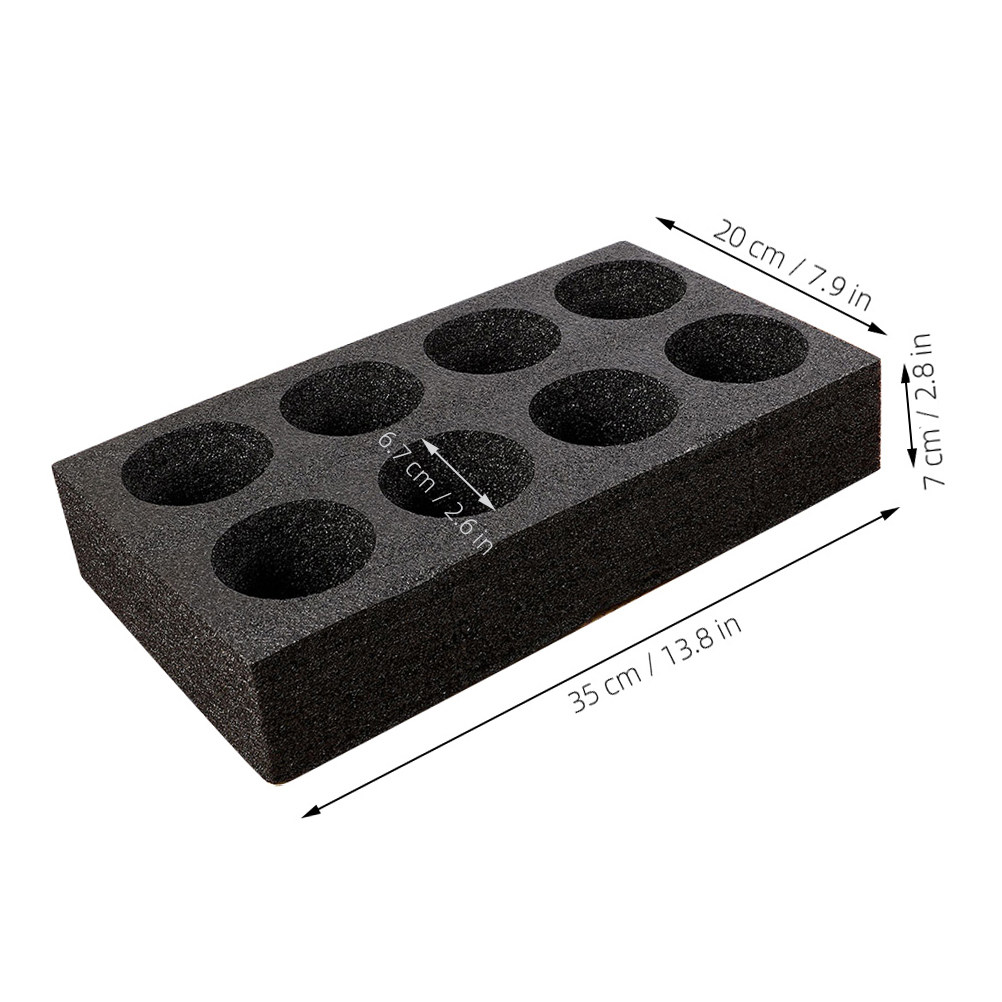 4Pcs 8-Hole Beverage Cup Tray  - Coffee Tea Pictures recension och pris