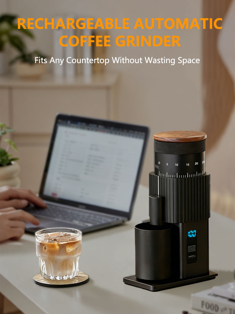 Portable Electric Coffee Grind - Burr Hand Grinder recension och pris