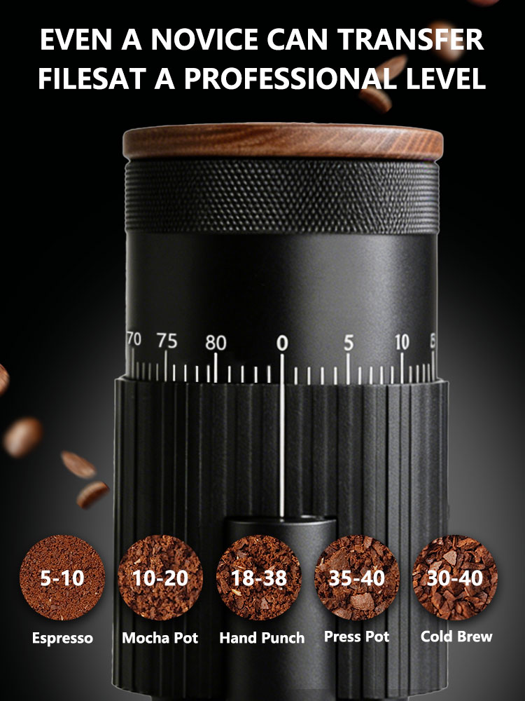 Portable Electric Coffee Grind - Burr Hand Grinder recension och pris