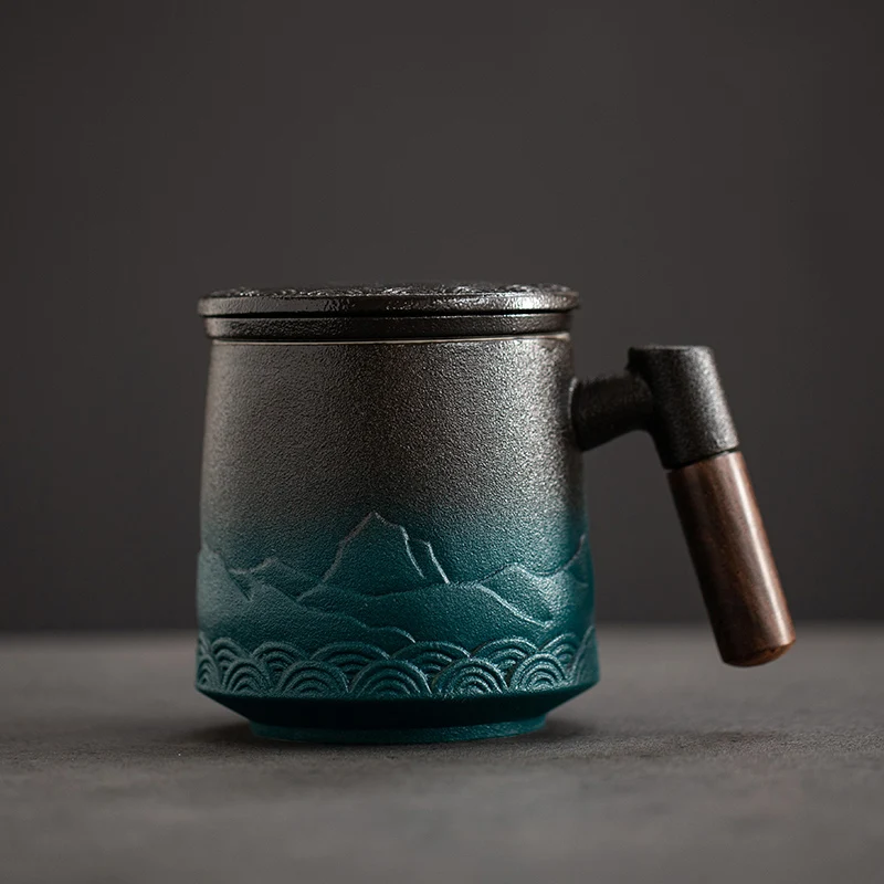 Ceramic Strainer Tea Cup Mug w - Coffee Tea Japan recension och pris