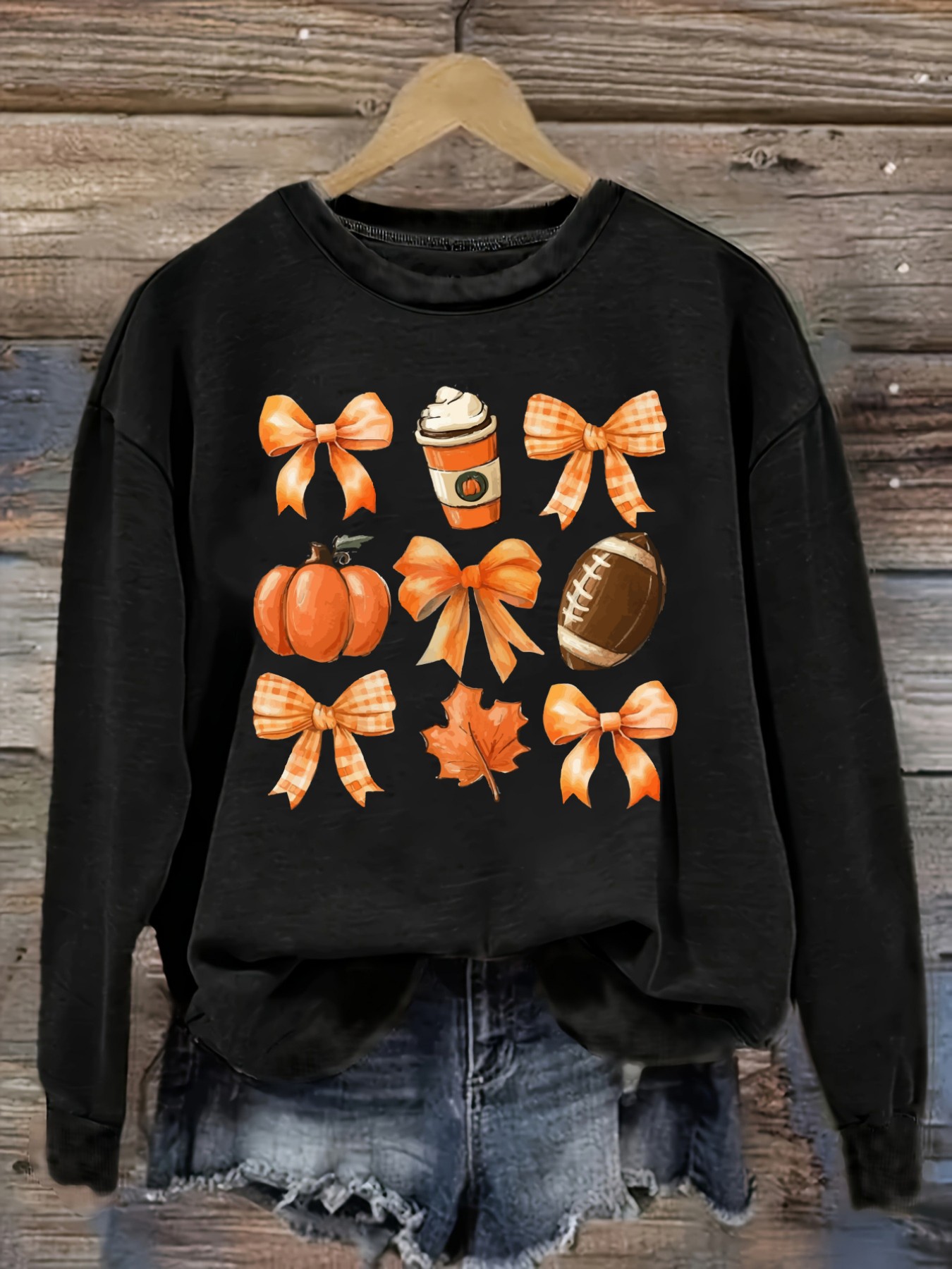 Women's Casual Long Sleeve Cre - Coffee & Tea Haus recension och pris