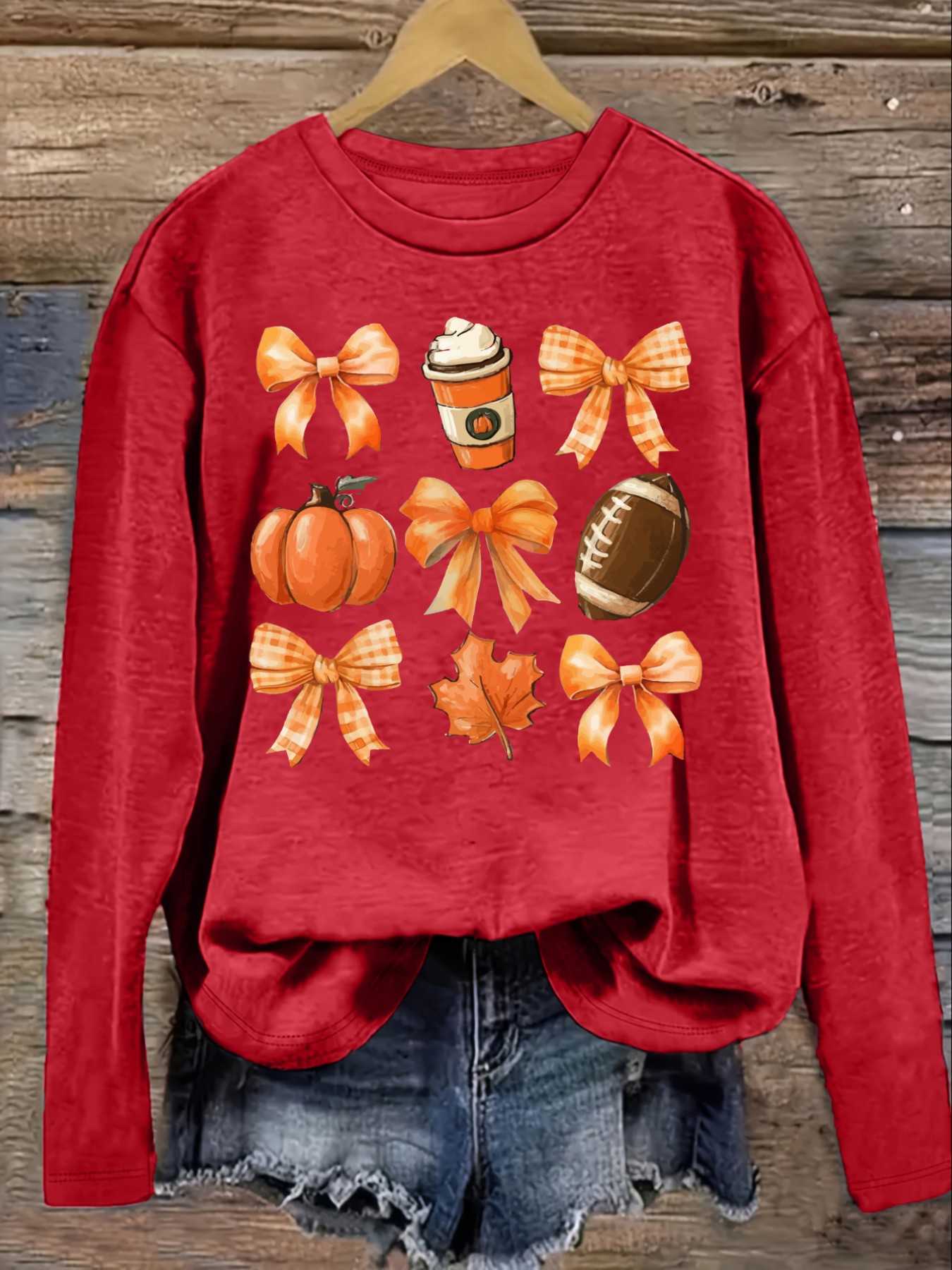 Women's Casual Long Sleeve Cre - Coffee & Tea Haus recension och pris