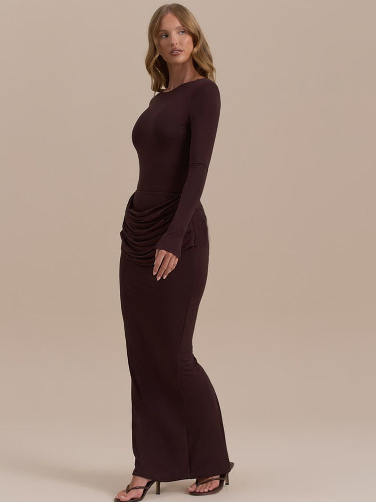 JULISSA MO Elegant Round Neck  - Coffee Tea Weight Loss recension och pris
