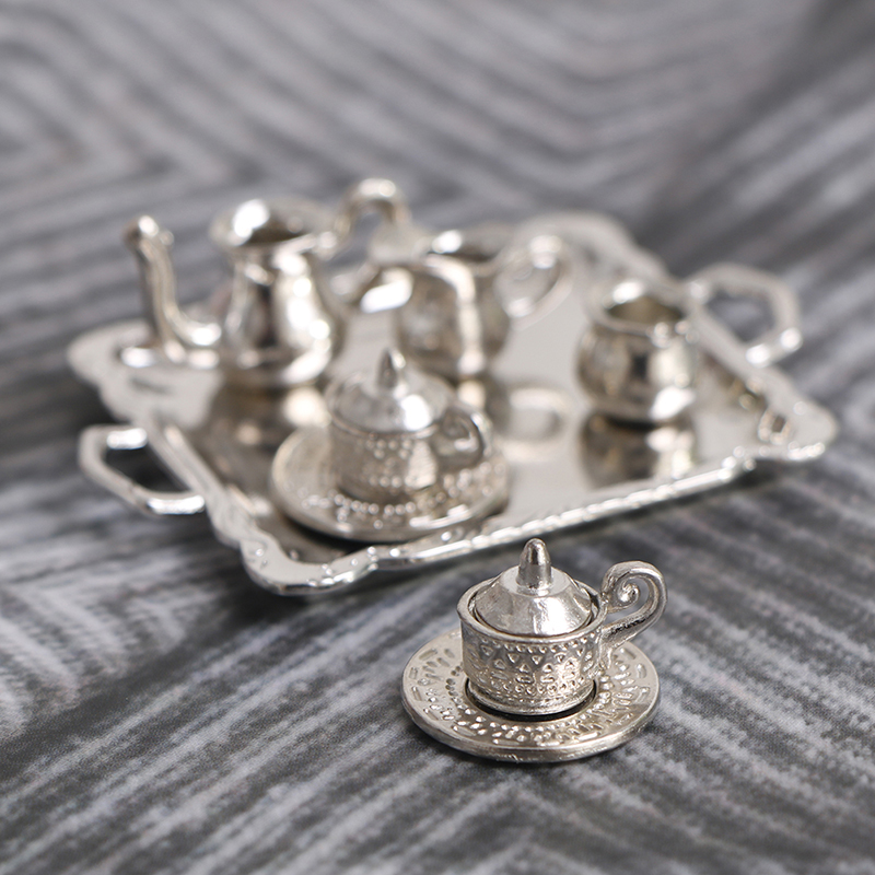 10pcs/Set 1/12 Dollhouse Minia - Coffee Tea Games recension och pris