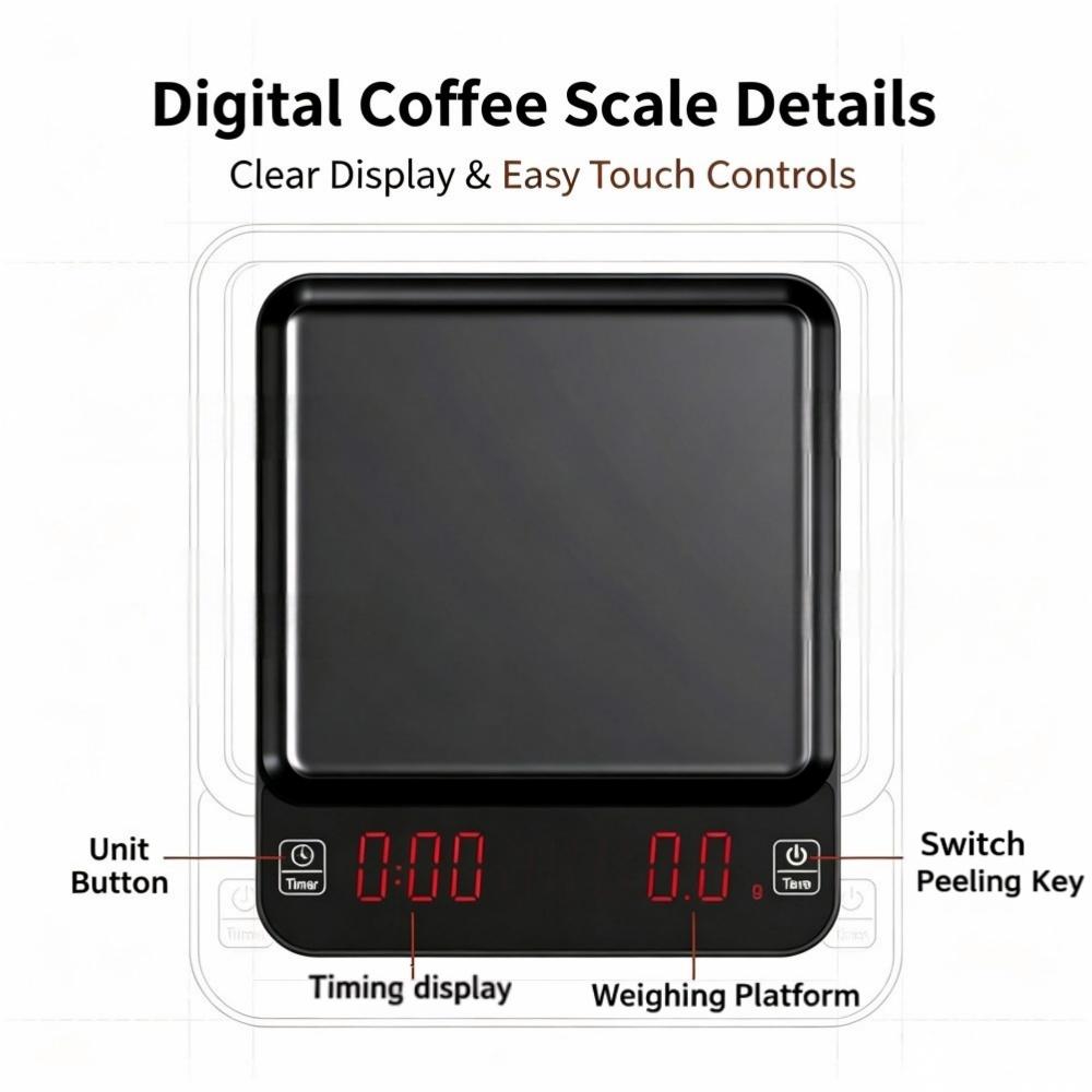 3kg/0.1g High Precision Digita - Coffee & Tea Haus recension och pris