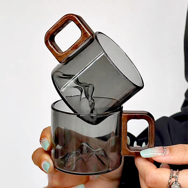 Small capacity 110ml Walnut Wo - Coffee Tea Pictures recension och pris