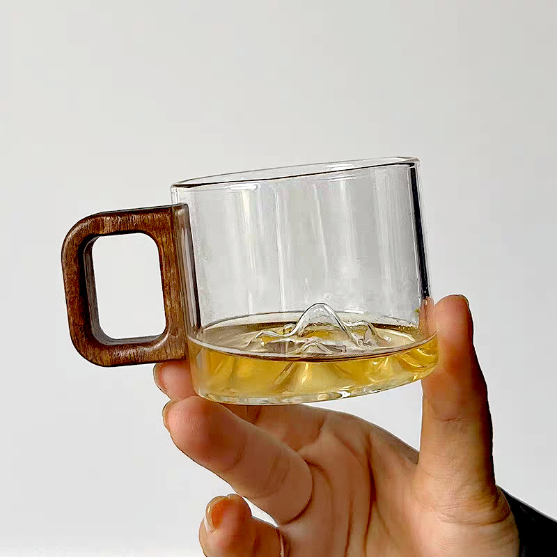 Small capacity 110ml Walnut Wo - Coffee Tea Pictures recension och pris