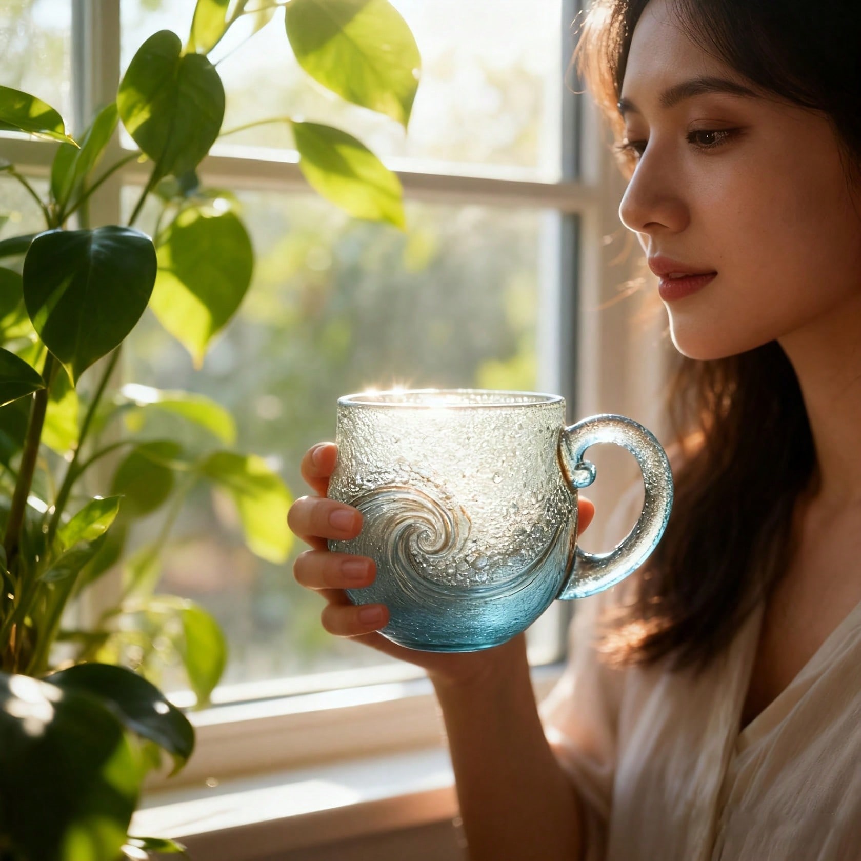 Sea Glass Wave Mug, Unique Tex - Coffee Or Tea Please recension och pris