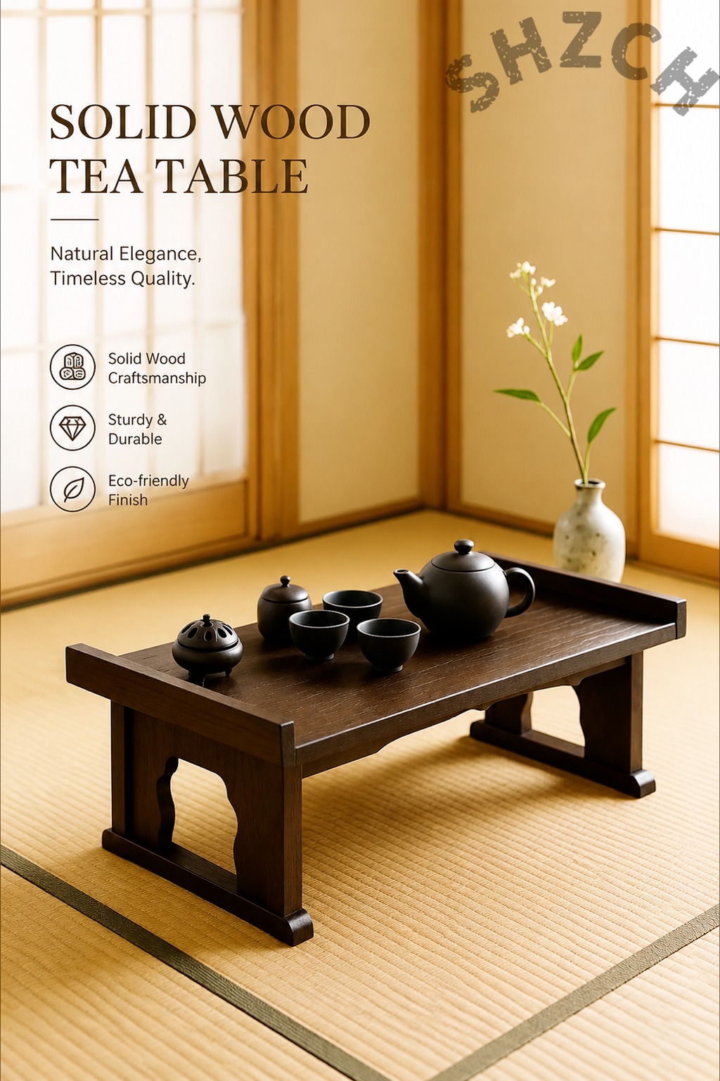 Foldable Low Wooden Tea Table  - Coffee Or Tea Please recension och pris