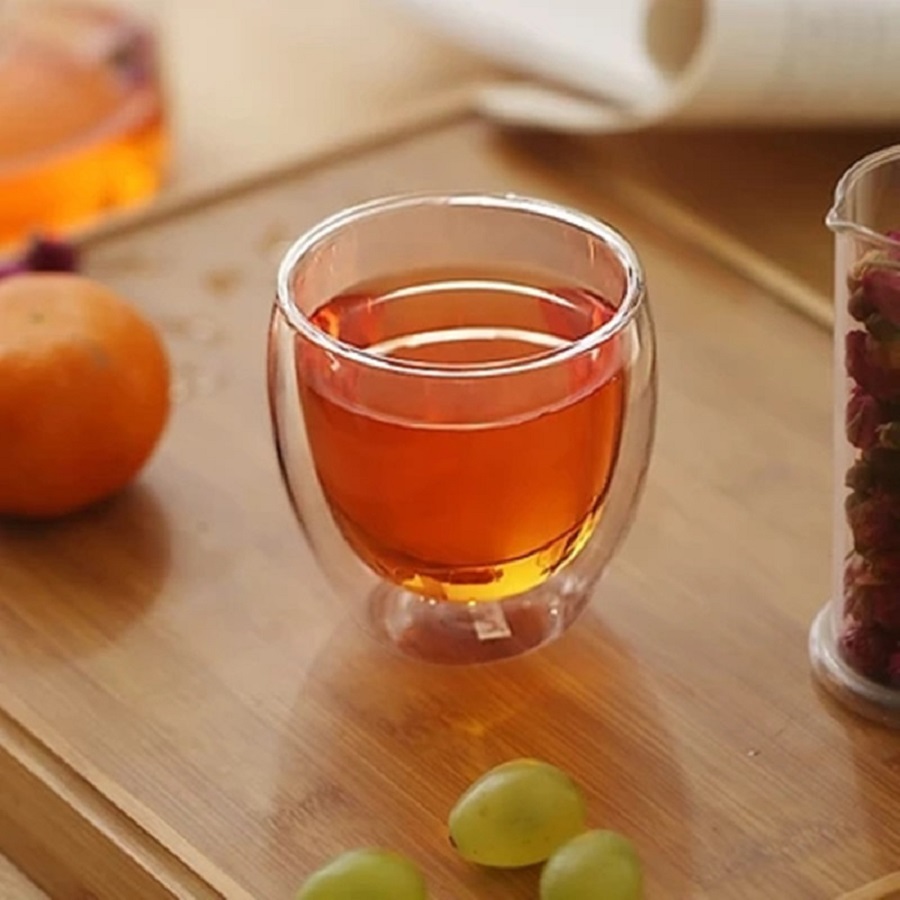 Double Walled Glass Coffee Mug - Coffee Tea Games recension och pris