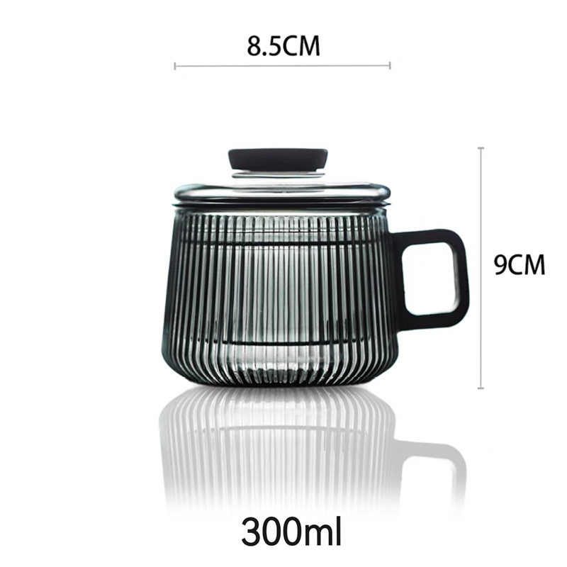 300ml Striped High Borosilicat - Coffee Tea Japan recension och pris