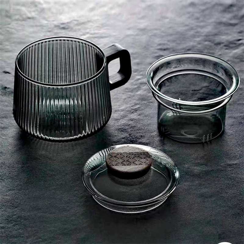 300ml Striped High Borosilicat - Coffee Tea Japan recension och pris
