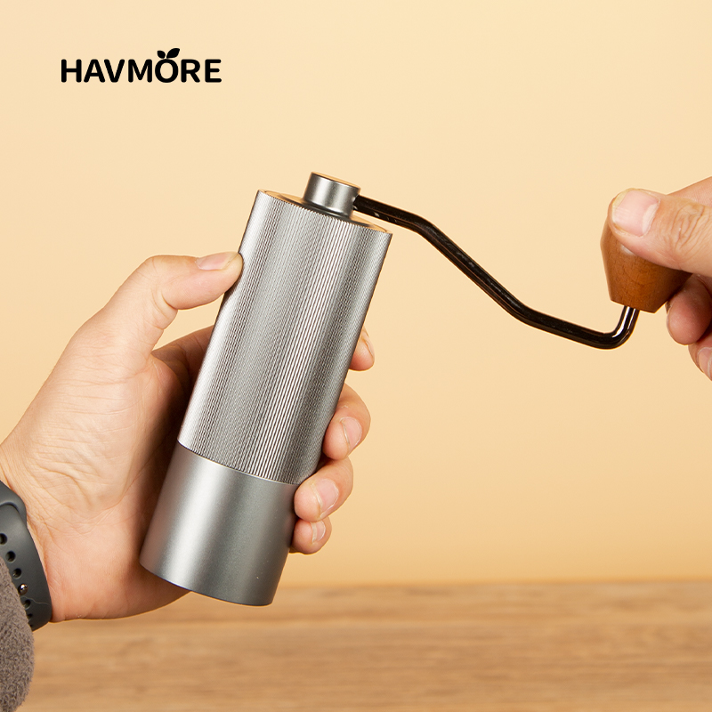Manual Coffee Grinder 304 Stai - Burr Hand Grinder recension och pris
