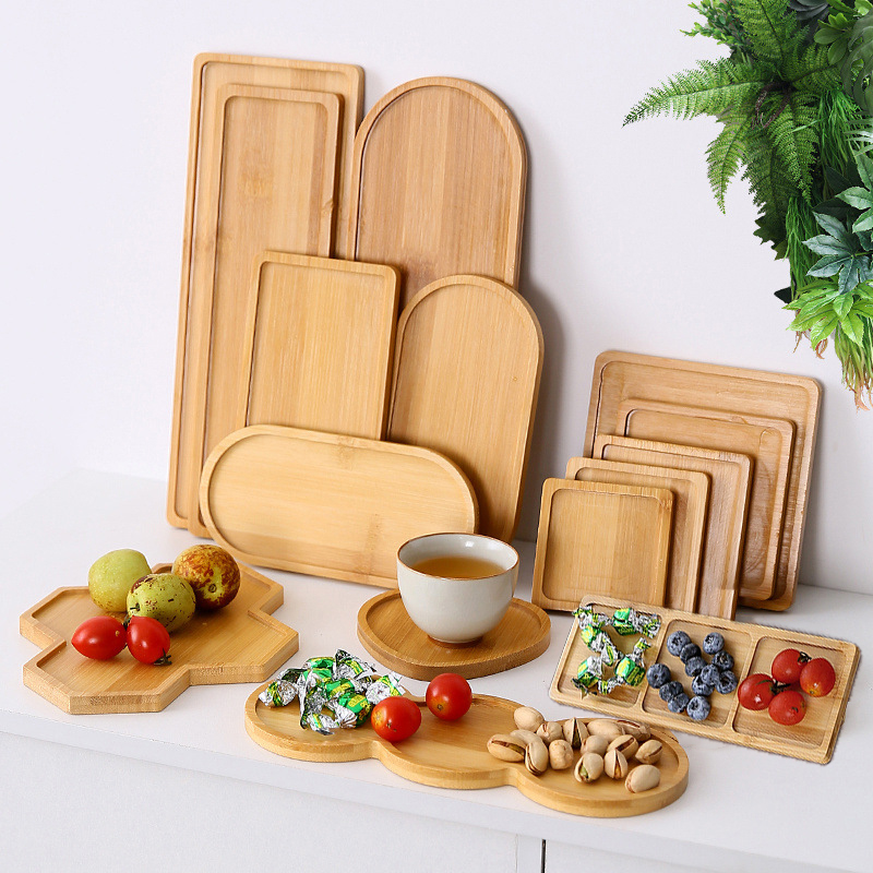 Tableware Solid Wood Food Tray - Coffee Tea Japan recension och pris