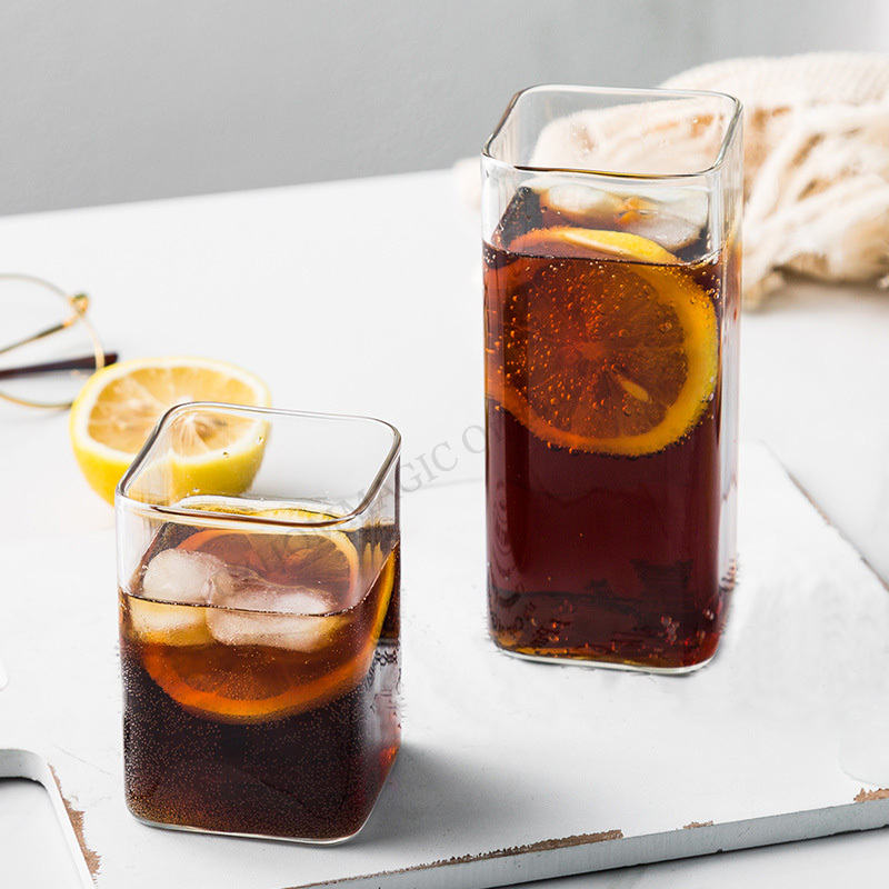 6/4/2/1Pcs Square Glass Cup Co - Water Tea And Coffee recension och pris