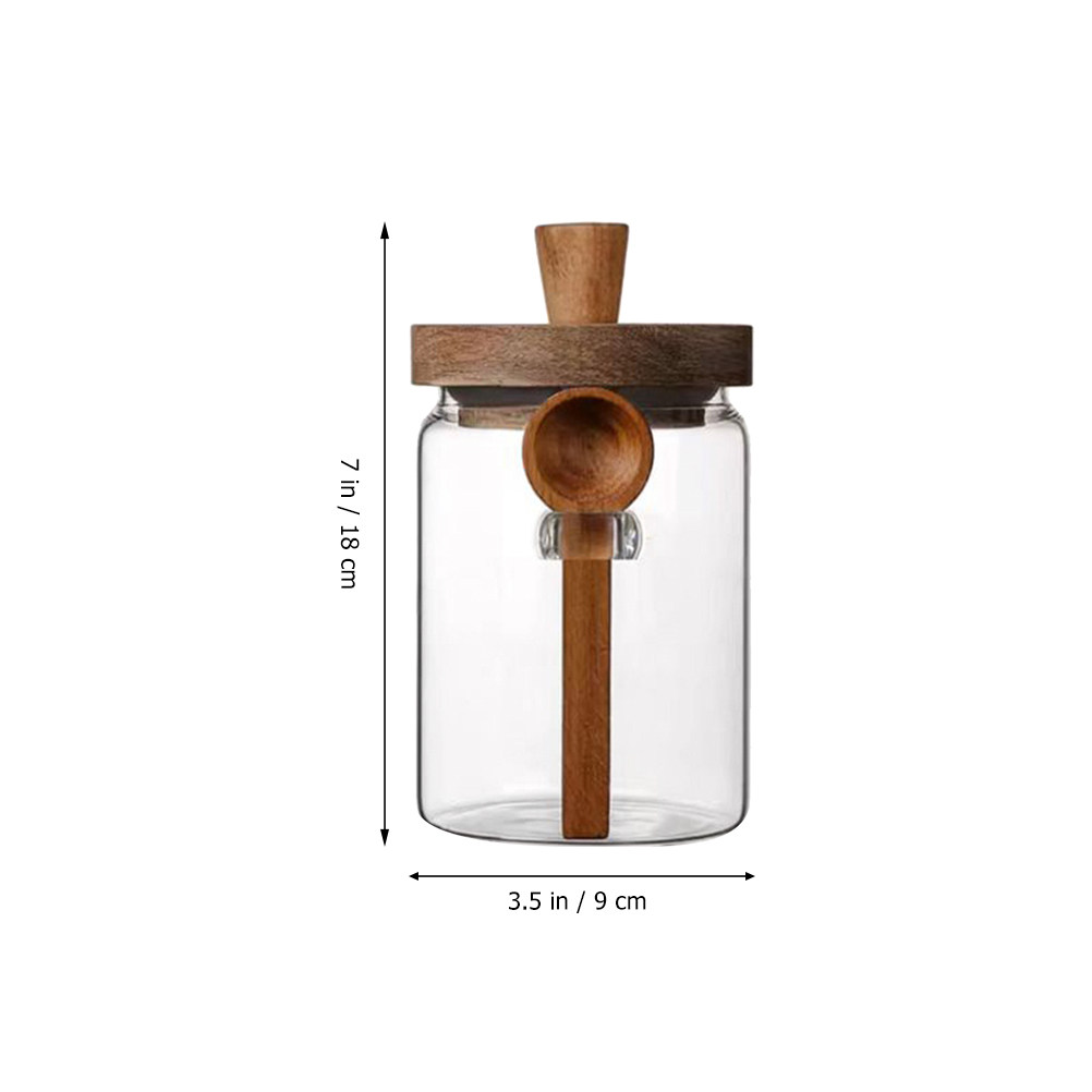 Transparent Glass Food Storage - Coffee Tea Jars recension och pris