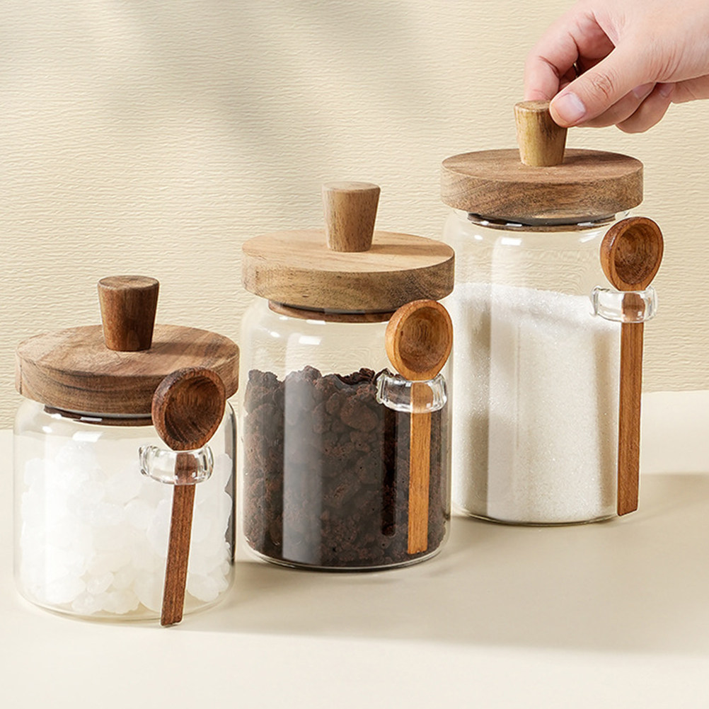 Transparent Glass Food Storage - Coffee Tea Jars recension och pris