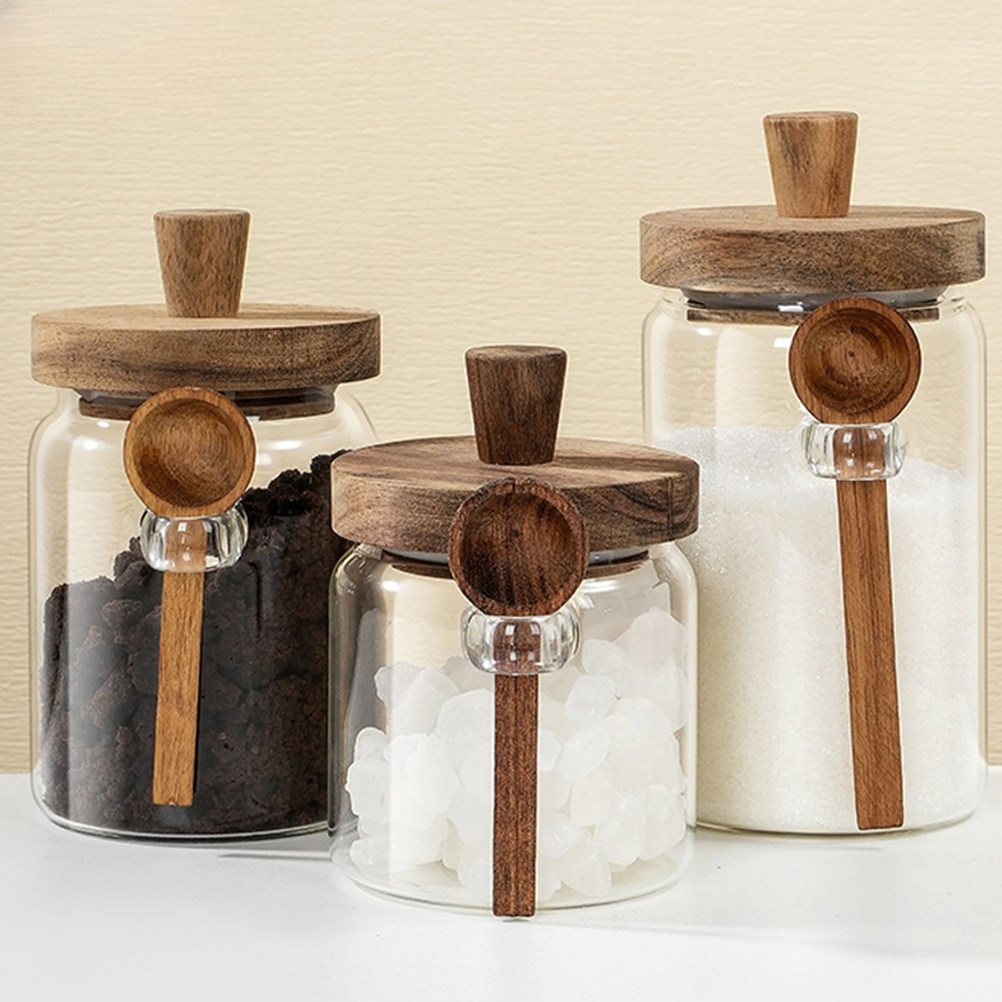 Transparent Glass Food Storage - Coffee Tea Jars recension och pris