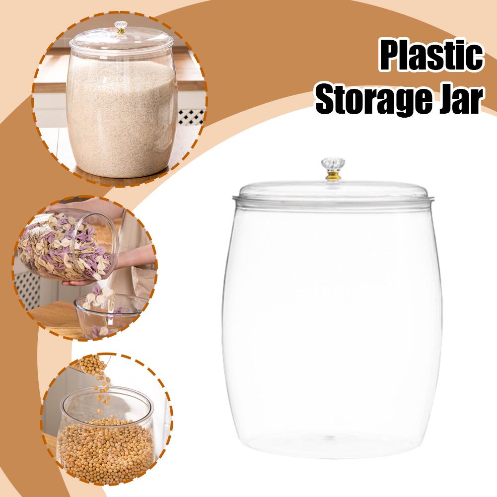 Large Transparent Plastic Seal - Coffee Tea Jars recension och pris