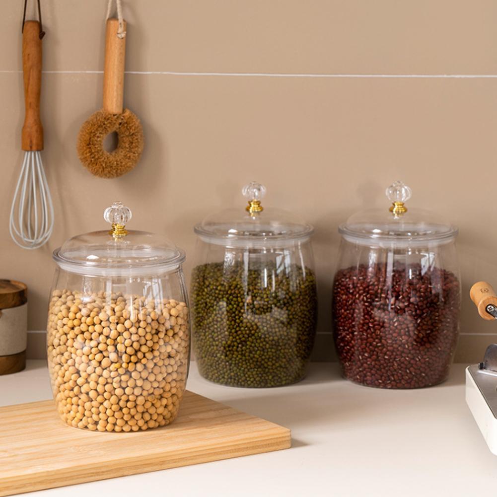 Large Transparent Plastic Seal - Coffee Tea Jars recension och pris
