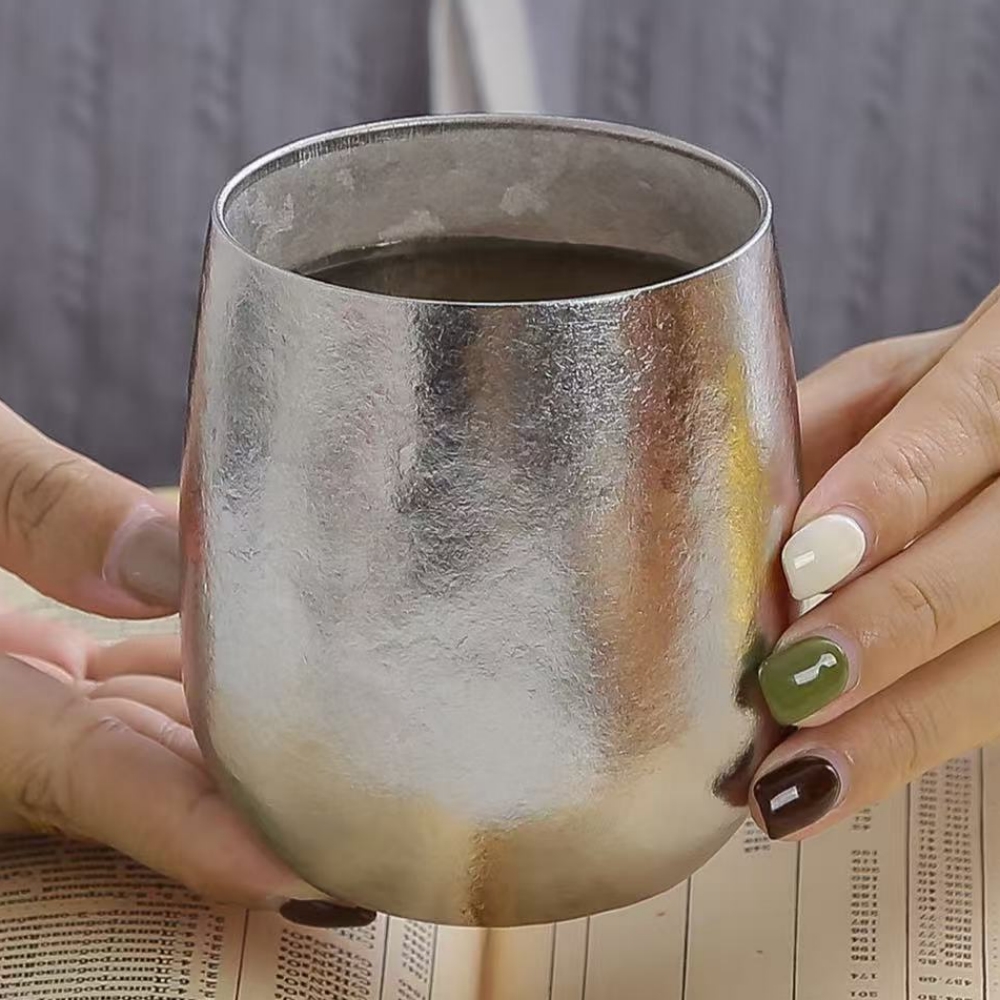 Outdoor Egg Mug Pure Titanium  - Coffee Tea Pictures recension och pris