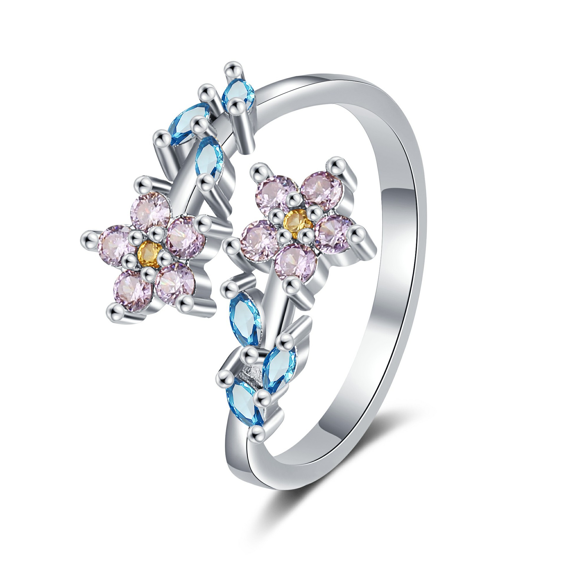 925 Sterling Silver Flower Lea - Coffee Tea Or Me recension och pris