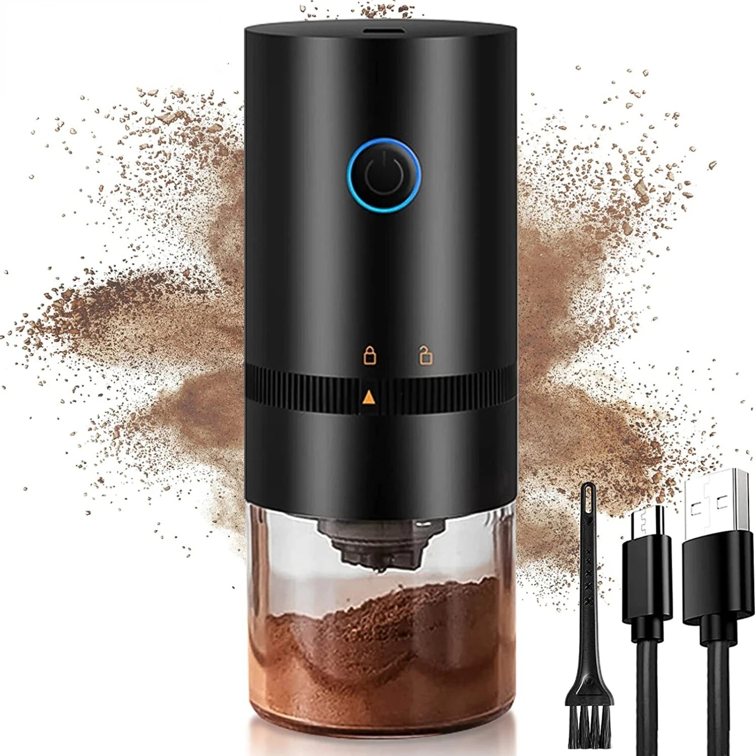 Coffee Grinder TYPE C USB Char - Burr Hand Grinder recension och pris