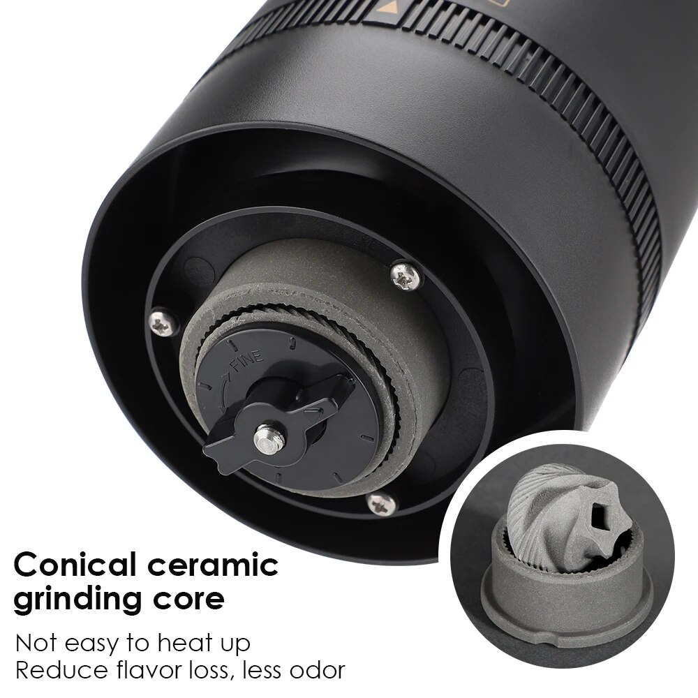 Coffee Grinder TYPE C USB Char - Burr Hand Grinder recension och pris