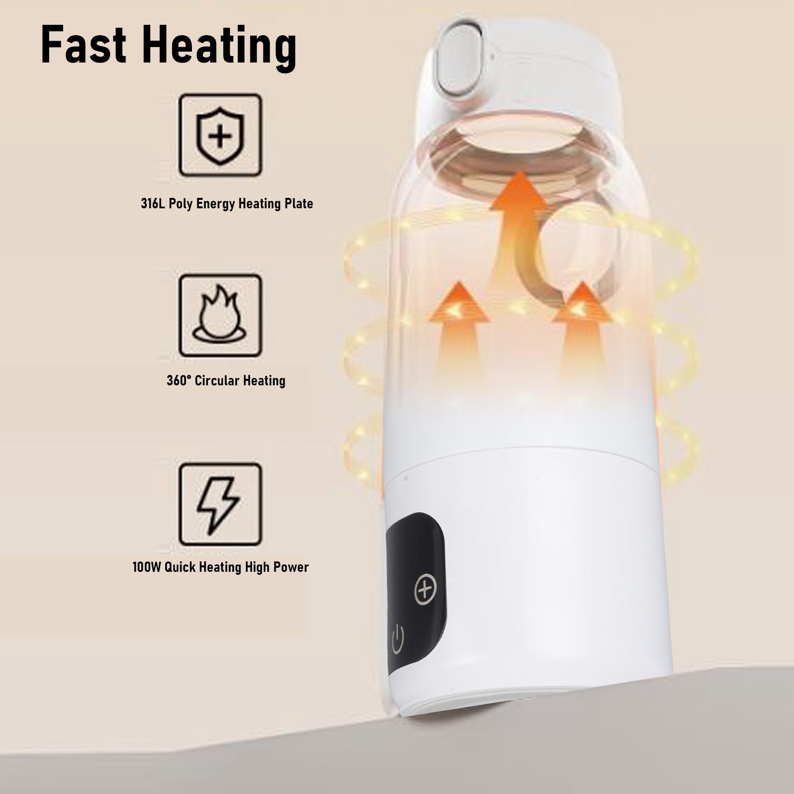 USB PD Fast Charge Portable El - Water Tea And Coffee recension och pris