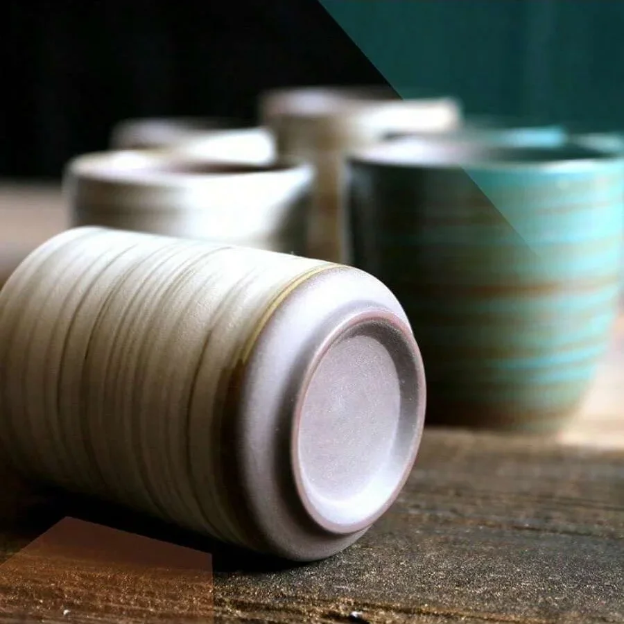 Hand-Painted Crackle Glaze Sto - Coffee Tea Pictures recension och pris
