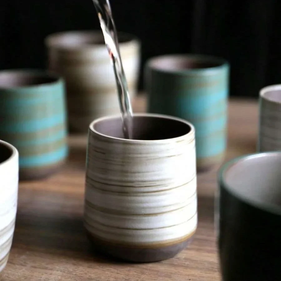 Hand-Painted Crackle Glaze Sto - Coffee Tea Pictures recension och pris