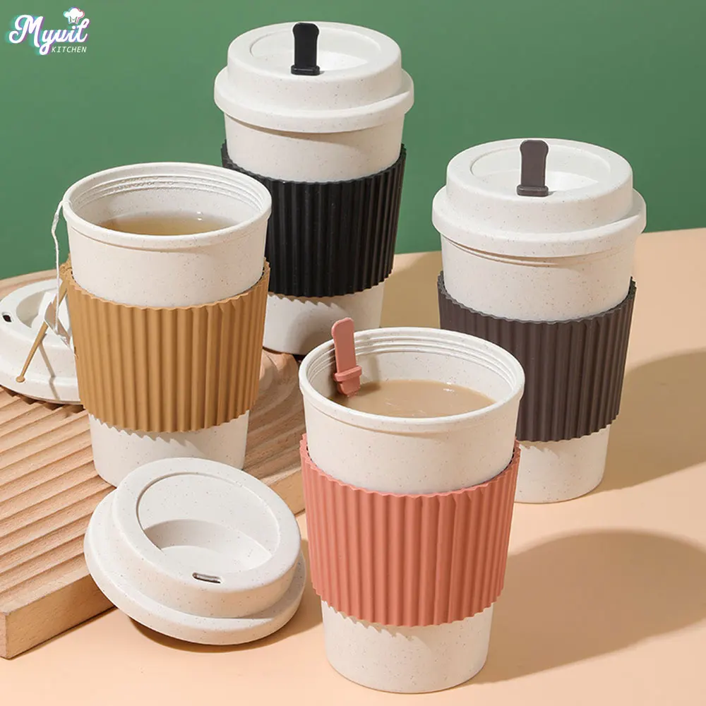 450ML Coffee Cups With Lids Wh - Coffee Tea Pictures recension och pris