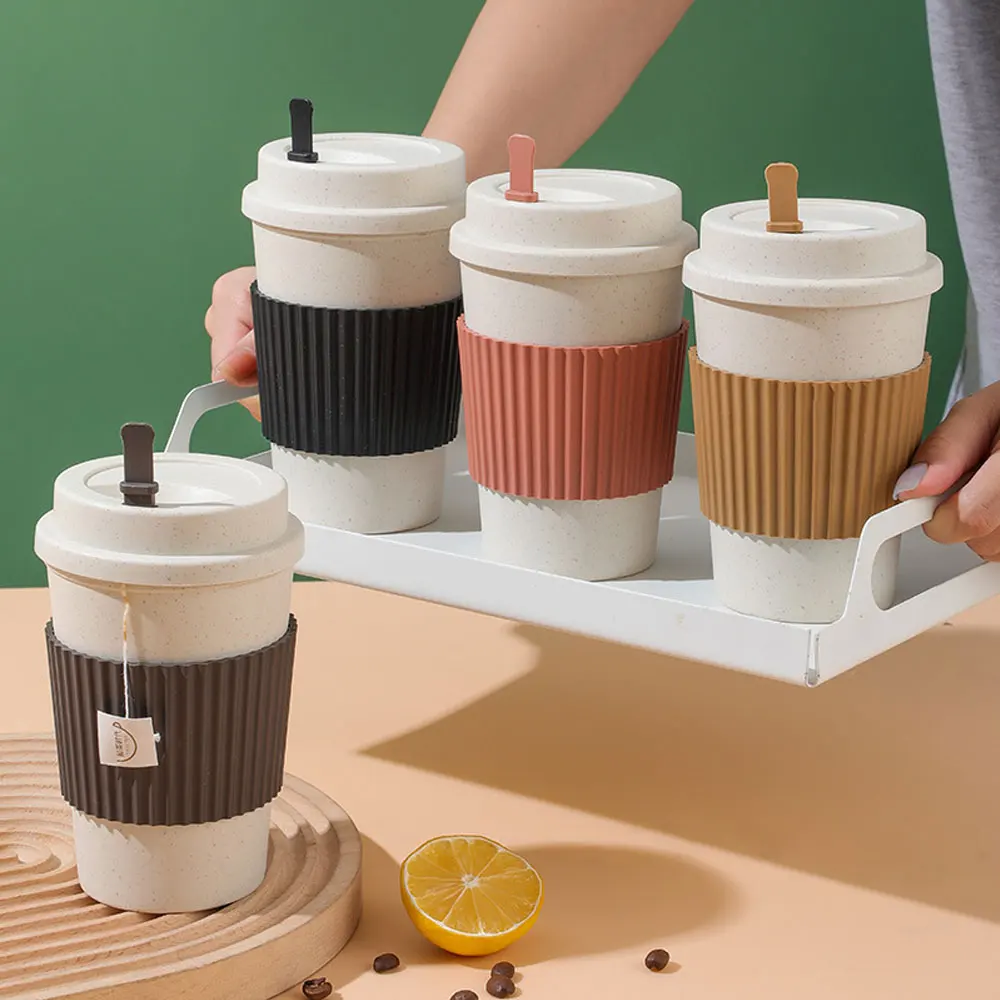 450ML Coffee Cups With Lids Wh - Coffee Tea Pictures recension och pris