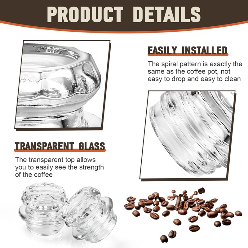 Coffee Percolator Glass Top Re - Coffee & Tea Haus recension och pris