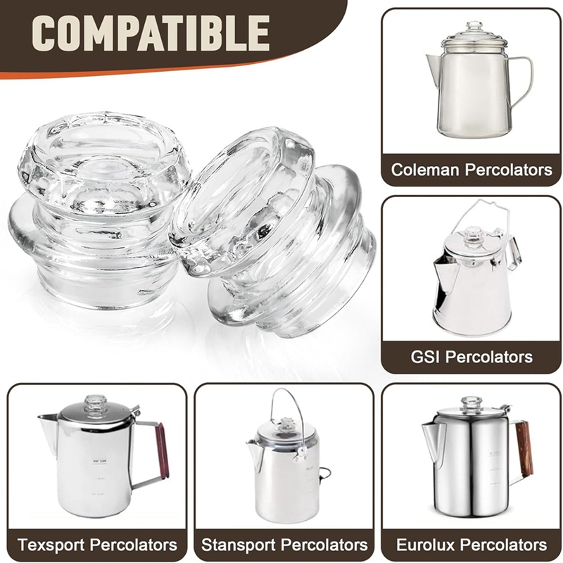 Coffee Percolator Glass Top Re - Coffee & Tea Haus recension och pris