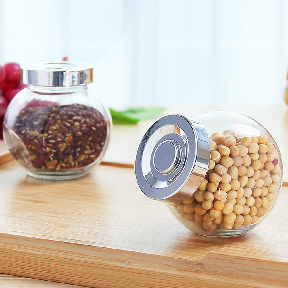 8Pcs Lightweight Portable Glas - Coffee Tea Jars recension och pris