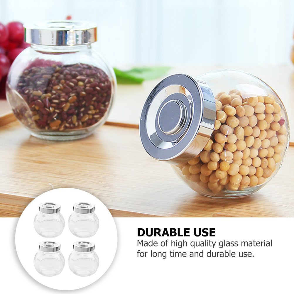 8Pcs Lightweight Portable Glas - Coffee Tea Jars recension och pris