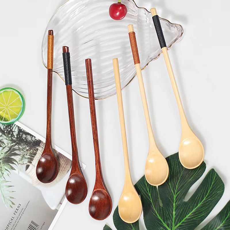 Wooden Teaspoons Long Wood Cof - Coffee Tea Japan recension och pris