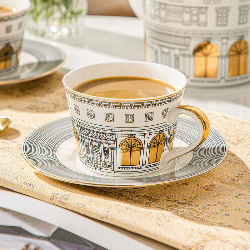 Architectural Cup and Saucer C - Coffee Tea Games recension och pris