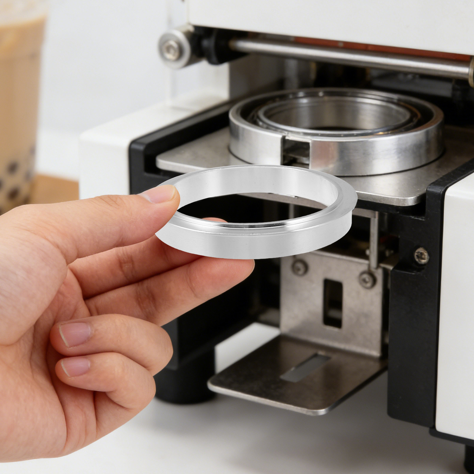 Manual Milk Tea Sealer Ring Al - Mug Tea Coffee recension och pris